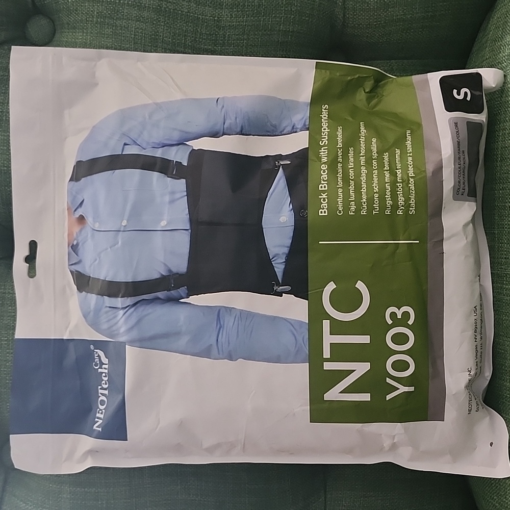 NEOtech Care Back Brace with Suspenders